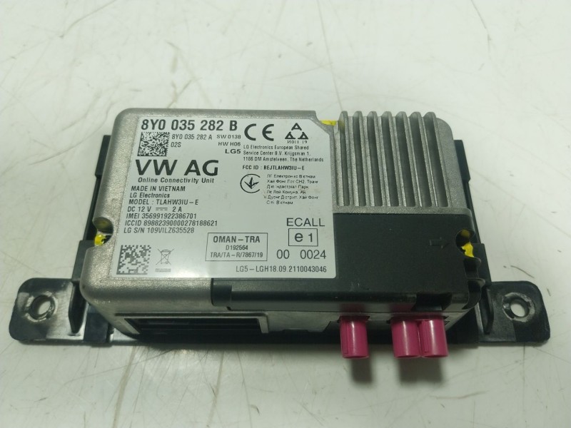 Recambio de modulo electronico para audi a3 sportback (8ya, 8yf) 35 tfsi referencia OEM IAM 8Y0035282B 8Y0035282B 