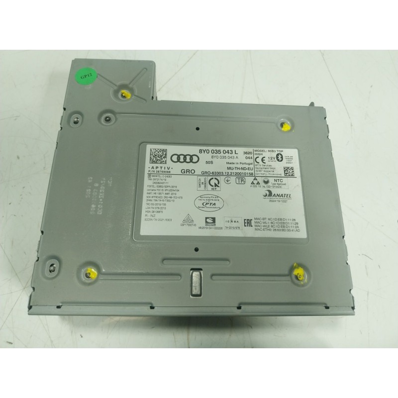 Recambio de sistema navegacion gps para audi a3 sportback (8ya, 8yf) 35 tfsi referencia OEM IAM 8Y0035043L 8Y0035043L 