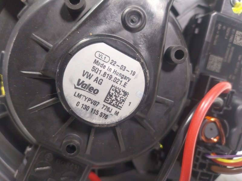 Recambio de motor calefaccion para audi q3 (f3b) 35 tdi referencia OEM IAM 5Q1819021H 5Q1819021E 5Q0907521C