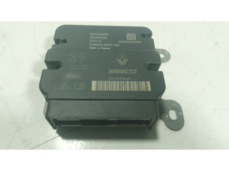 Recambio de centralita airbag para dacia dokker furgoneta/monovolumen 1.6 referencia OEM IAM 985109184R 985109185R 