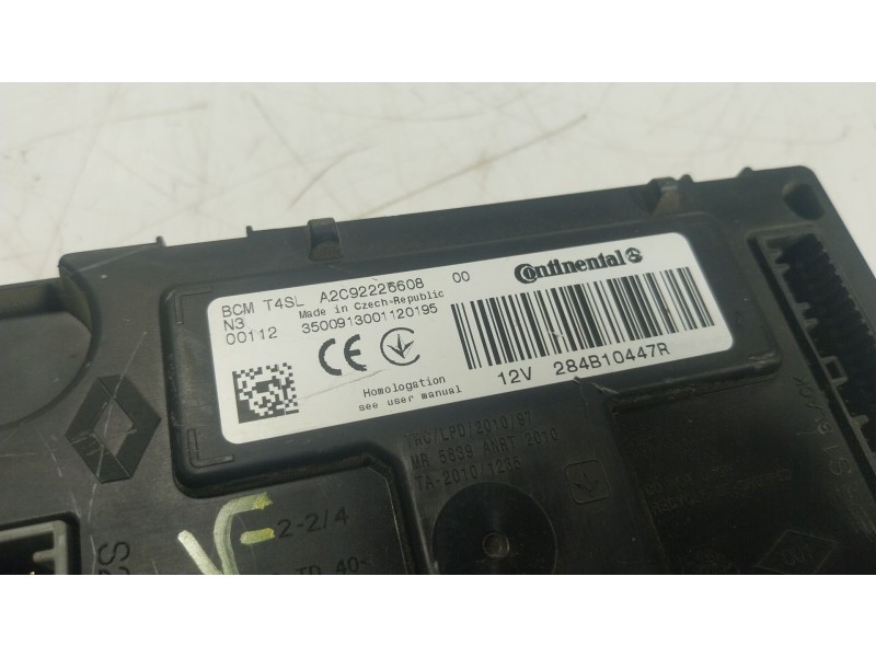 Recambio de modulo electronico para dacia dokker furgoneta/monovolumen 1.6 referencia OEM IAM 284B10447R 284B10447R 