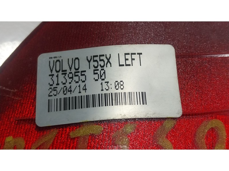 Recambio de piloto trasero antiniebla izquierdo para volvo v40 hatchback (525) d2 referencia OEM IAM 31395550 31395550 
