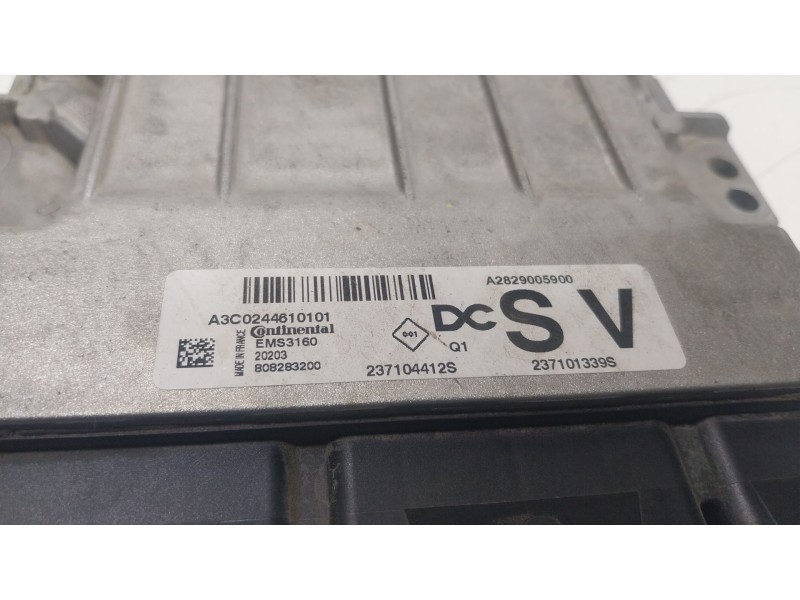 Recambio de centralita motor uce para dacia dokker furgoneta/monovolumen 1.6 referencia OEM IAM 237104412S 237104412S 