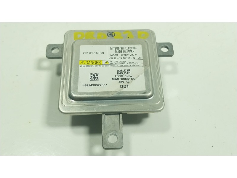 Recambio de centralita faros xenon para volvo v40 hatchback (525) d2 referencia OEM IAM 31335777 W003T22771 