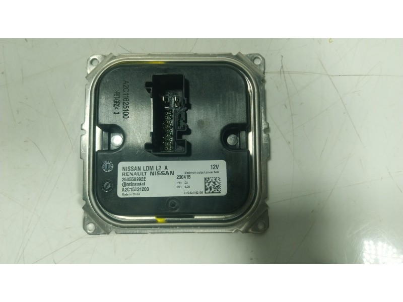 Recambio de modulo electronico para nissan juke (f16_) 1.6 hybrid referencia OEM IAM 260558992E 260558992E 