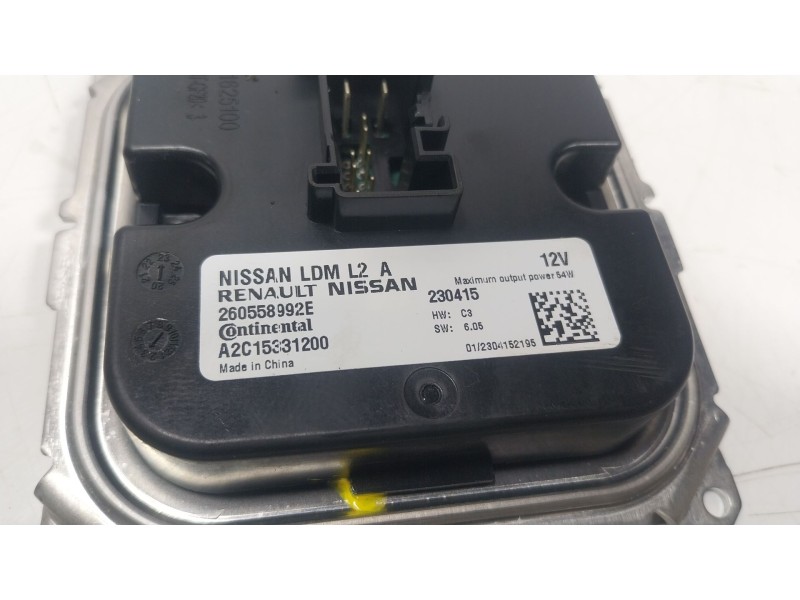 Recambio de modulo electronico para nissan juke (f16_) 1.6 hybrid referencia OEM IAM 260558992E 260558992E 