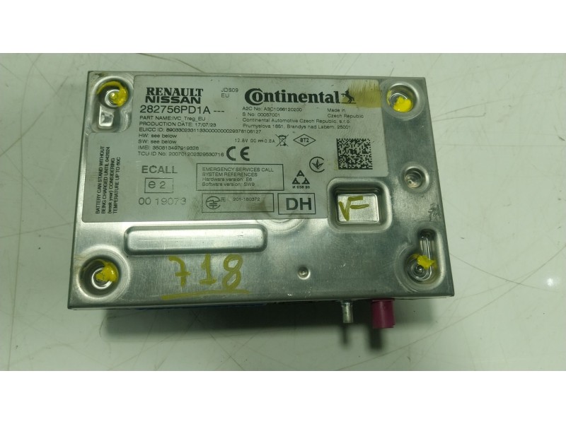 Recambio de modulo electronico para nissan juke (f16_) 1.6 hybrid referencia OEM IAM 282756PD1A 282756PD1A 