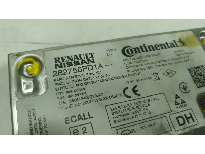 Recambio de modulo electronico para nissan juke (f16_) 1.6 hybrid referencia OEM IAM 282756PD1A 282756PD1A 