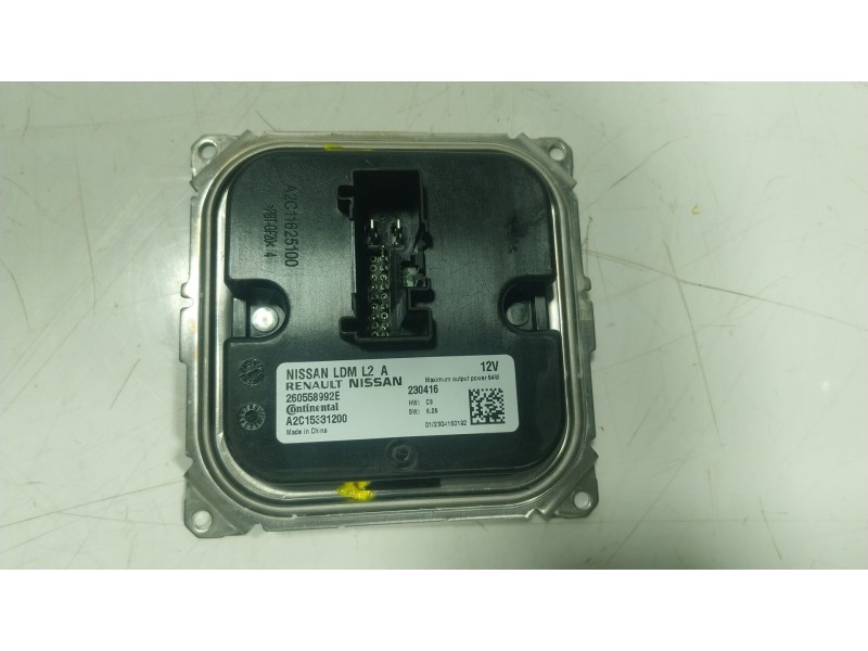 Recambio de modulo electronico para nissan juke (f16_) 1.6 hybrid referencia OEM IAM 260558992E 260558992E 