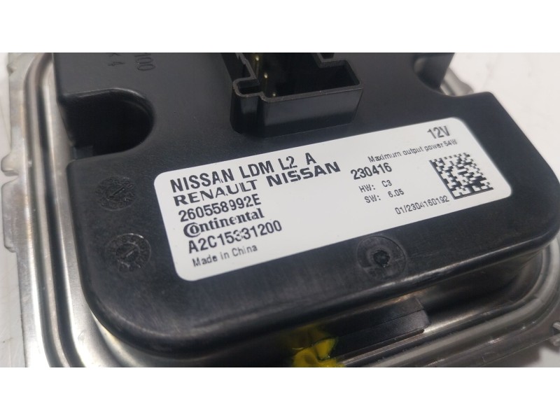 Recambio de modulo electronico para nissan juke (f16_) 1.6 hybrid referencia OEM IAM 260558992E 260558992E 