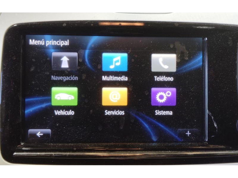 Recambio de pantalla multifuncion para renault zoe (bfm_) zoe (bfmc, bfmd) referencia OEM IAM 259150869R 259152544R 