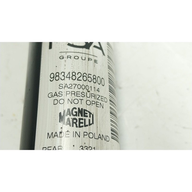 Recambio de amortiguador trasero izquierdo para peugeot 208 ii (ub_, up_, uw_, uj_) e-208 referencia OEM IAM 9834826580 98348265