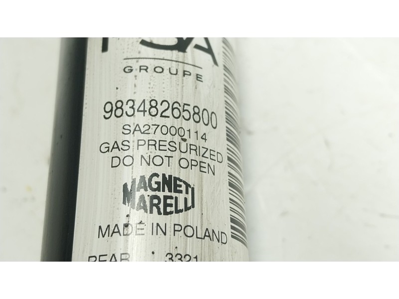 Recambio de amortiguador trasero izquierdo para peugeot 208 ii (ub_, up_, uw_, uj_) e-208 referencia OEM IAM 9834826580 98348265
