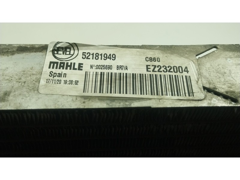 Recambio de radiador agua para peugeot boxer furgoneta 2.2 bluehdi 140 referencia OEM IAM  52181949 