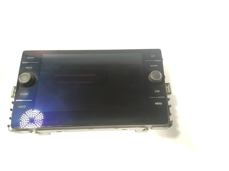 Recambio de pantalla multifuncion para volkswagen polo 1.6 tdi dpf referencia OEM IAM  5G6919605A 