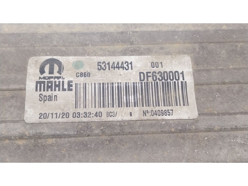 Recambio de intercooler para peugeot boxer furgoneta 2.2 bluehdi 140 referencia OEM IAM  53144431 