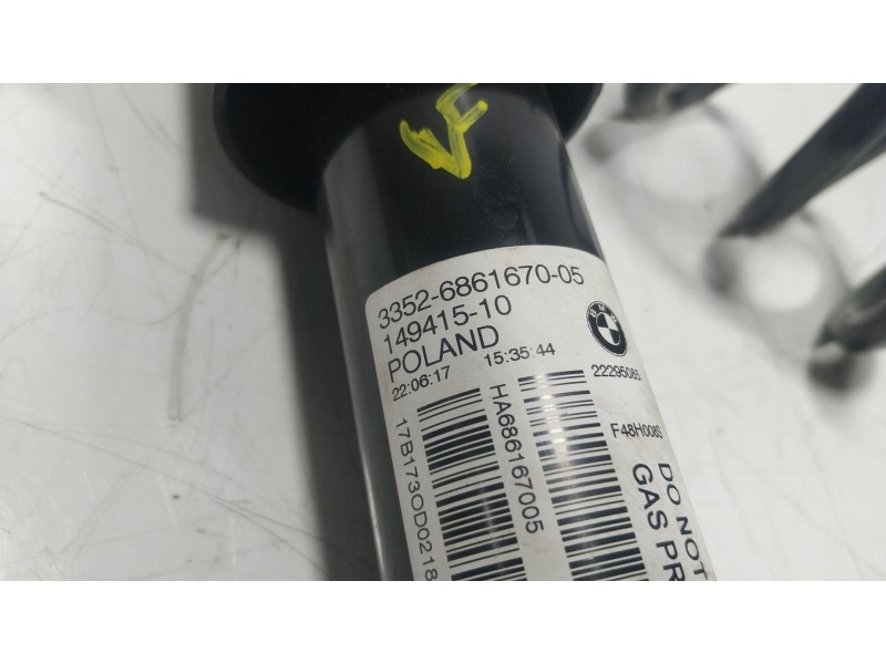 Recambio de amortiguador trasero izquierdo para bmw x1 (f48) xdrive 20 d referencia OEM IAM  33526861670 