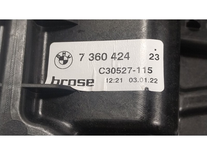 Recambio de elevalunas delantero derecho para bmw 5 (g30, f90) 530 d xdrive referencia OEM IAM 51337487086 736042423 