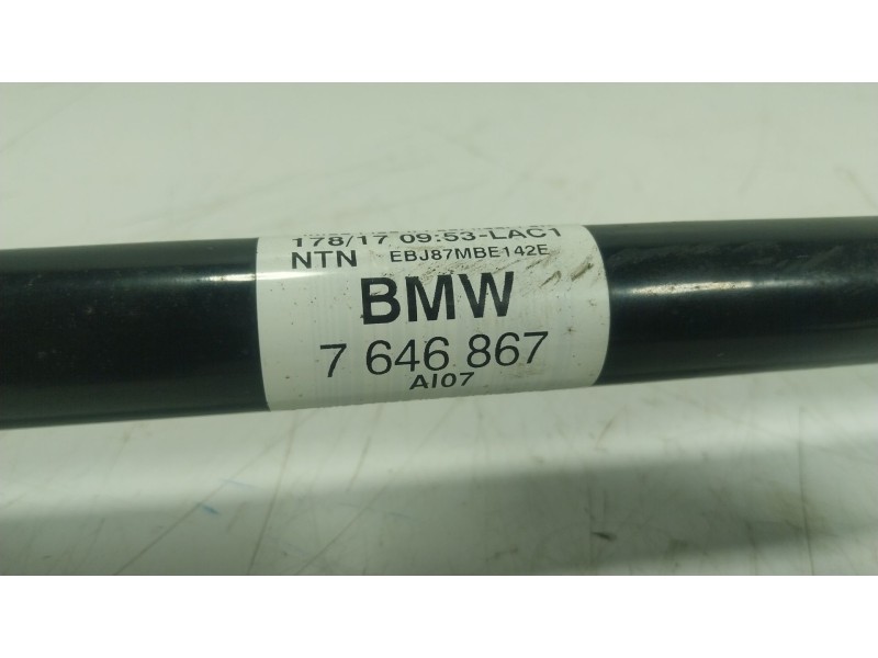 Recambio de transmision trasera derecha para bmw x1 (f48) xdrive 20 d referencia OEM IAM  7646867 