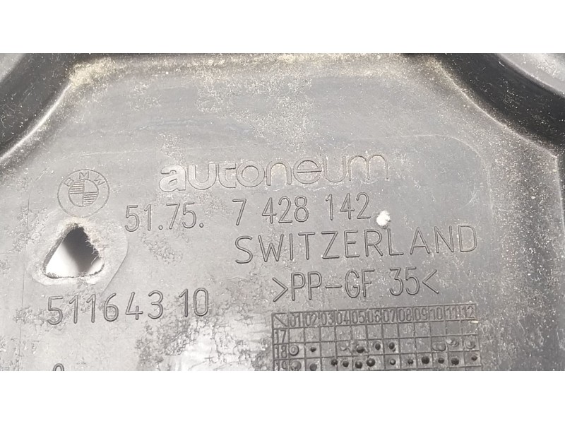 Recambio de cubrecarter para bmw 3 (g20, g80, g28) m 340 i xdrive referencia OEM IAM 51757428142 61757428142 