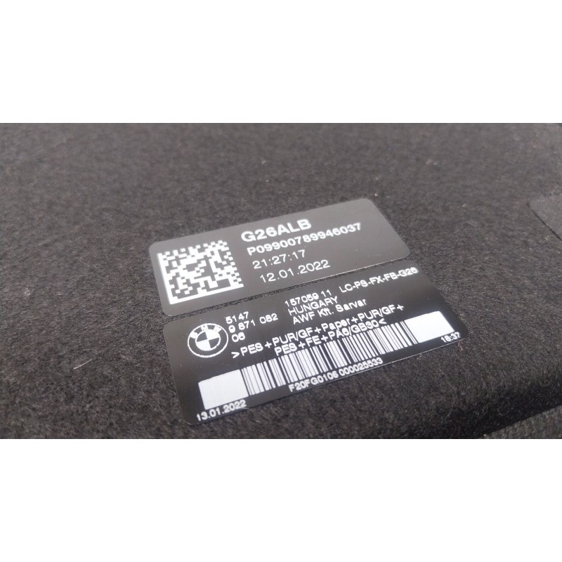 Recambio de bandeja trasera para bmw 4 gran coupe (g26) 420 d mild-hybrid referencia OEM IAM 51479871082 51479871082 