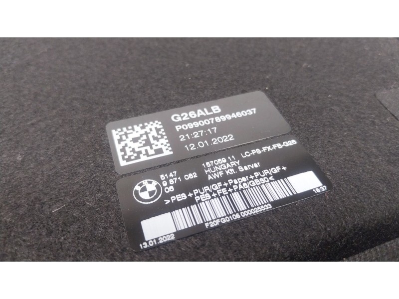 Recambio de bandeja trasera para bmw 4 gran coupe (g26) 420 d mild-hybrid referencia OEM IAM 51479871082 51479871082 