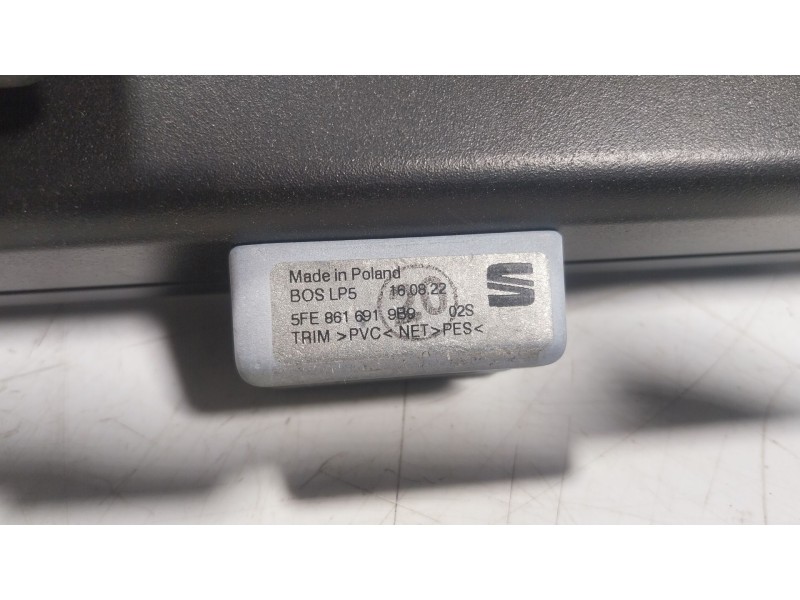 Recambio de bandeja trasera para seat leon sportstourer (kl8) xcellence referencia OEM IAM  5FE8616919B9 