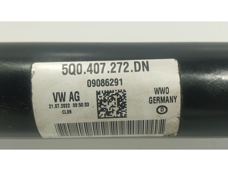 Recambio de transmision derecha para seat leon sportstourer (kl8) xcellence referencia OEM IAM  5Q0407272DN 