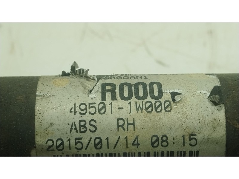 Recambio de transmision derecha para kia rio iii (ub) 1.2 cvvt referencia OEM IAM  495011W000 