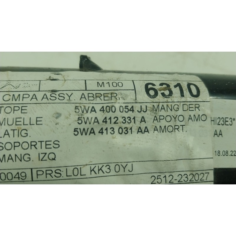 Recambio de amortiguador delantero izquierdo para seat leon sportstourer (kl8) xcellence referencia OEM IAM  5WA413031AA 