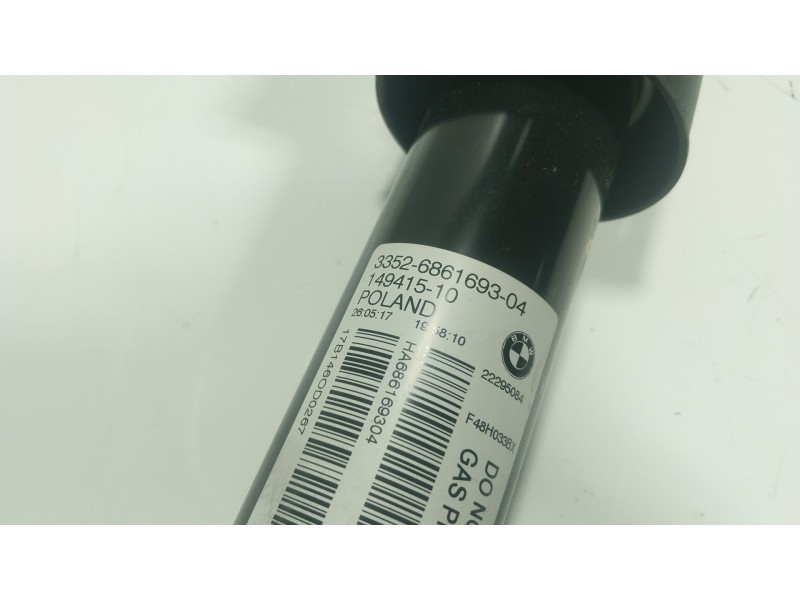 Recambio de amortiguador trasero izquierdo para bmw x1 (f48) xdrive 18 d referencia OEM IAM  33526861693 