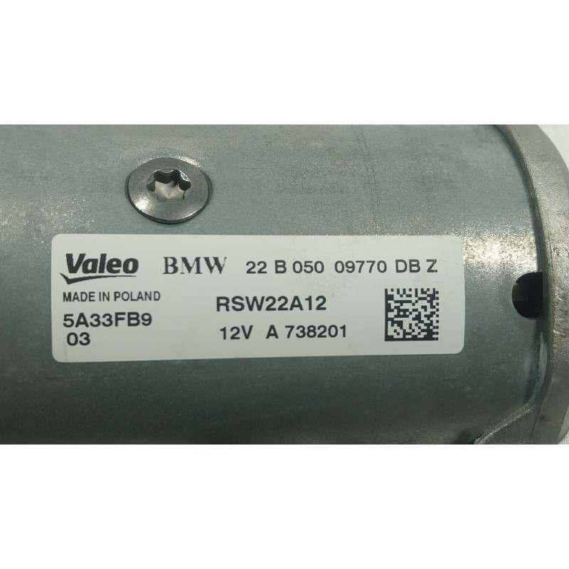 Recambio de motor arranque para bmw 4 coupé (g22, g82) 430 i xdrive referencia OEM IAM 12415A33FB9 5A33FB903 