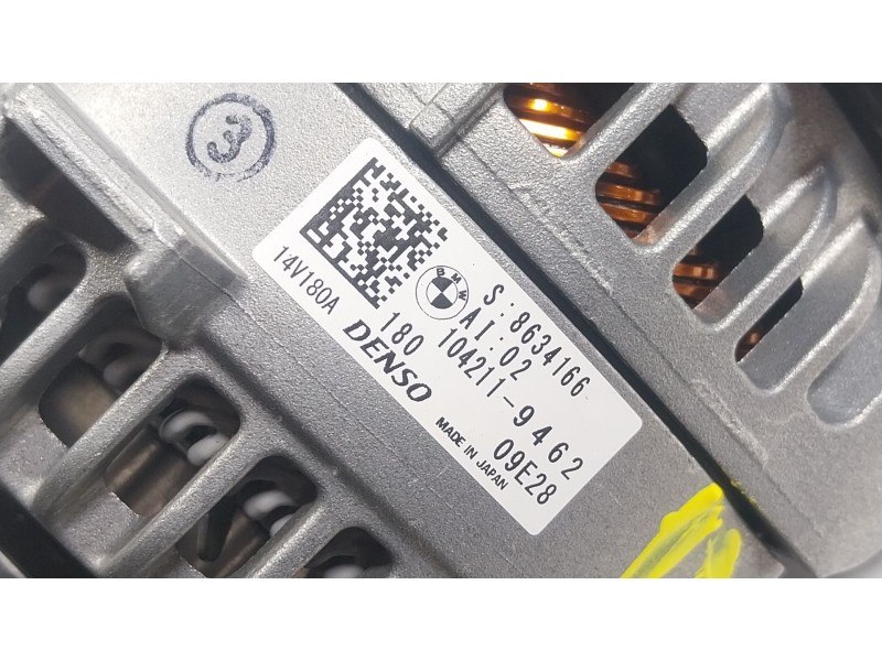 Recambio de alternador para bmw 4 coupé (g22, g82) 430 i xdrive referencia OEM IAM 12318634166 863416602 