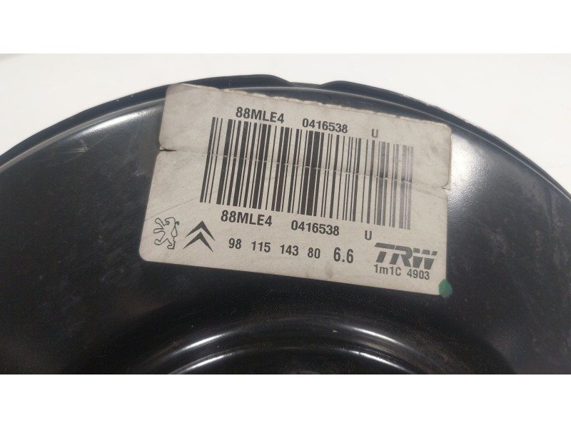 Recambio de servofreno para peugeot 208 i (ca_, cc_) 1.2 vti 82 referencia OEM IAM  9811514380 