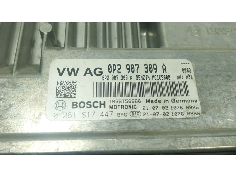 Recambio de centralita motor uce para porsche panamera (971) 4.0 turbo s (97bfr1) referencia OEM IAM  0P2907369A 