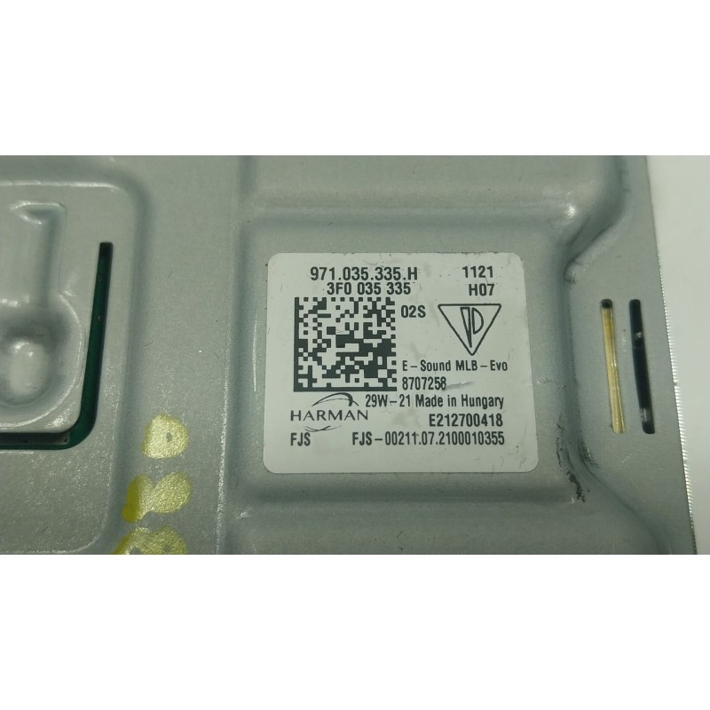 Recambio de modulo electronico para porsche panamera (971) 4.0 turbo s (97bfr1) referencia OEM IAM  971035335H 