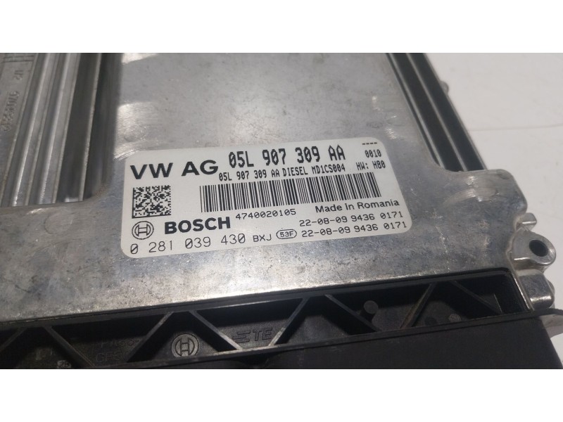 Recambio de centralita motor uce para seat leon sportstourer (kl8) xcellence referencia OEM IAM  05L907309AA 