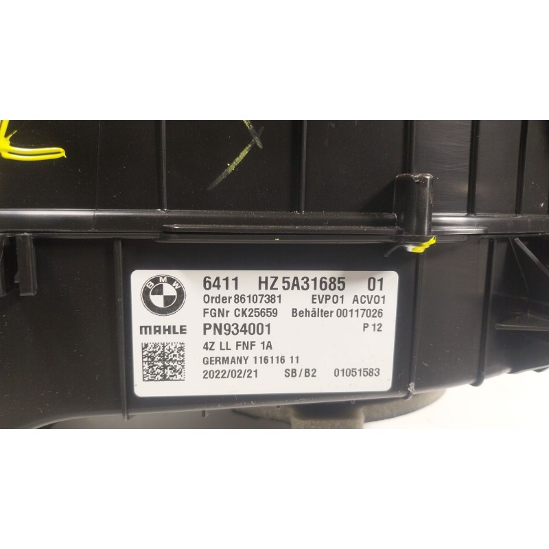 Recambio de calefaccion entera normal para bmw 8 gran coupe (g16, f93) 840 i xdrive referencia OEM IAM  6411HZ5A31685 
