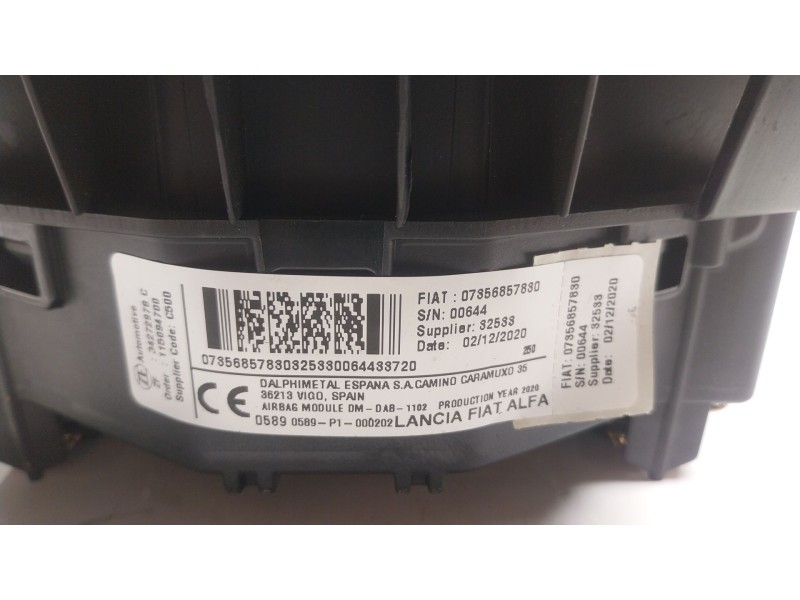 Recambio de airbag delantero izquierdo para peugeot boxer furgoneta 2.2 bluehdi 140 referencia OEM IAM  07856857830 