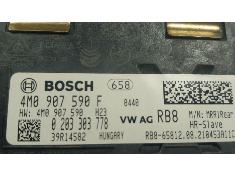 Recambio de modulo electronico para porsche panamera (971) 4.0 turbo s (97bfr1) referencia OEM IAM  4M0907590F 