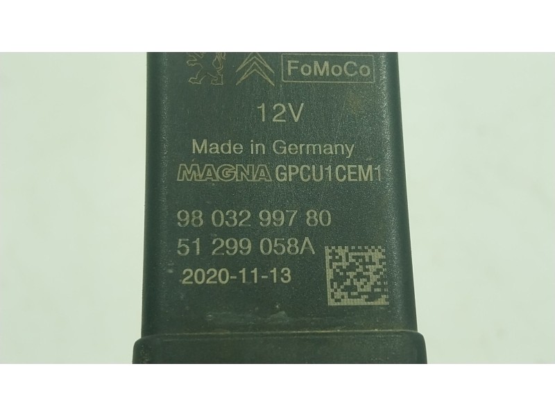 Recambio de modulo electronico para peugeot boxer furgoneta 2.2 bluehdi 140 referencia OEM IAM  9803299780 