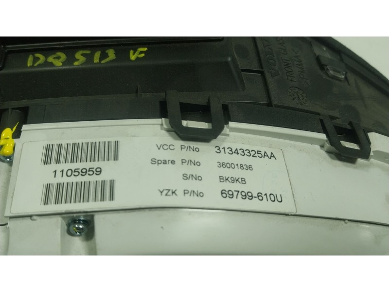 Recambio de cuadro instrumentos para volvo s60 ii (134) d4 referencia OEM IAM  31343325AA 