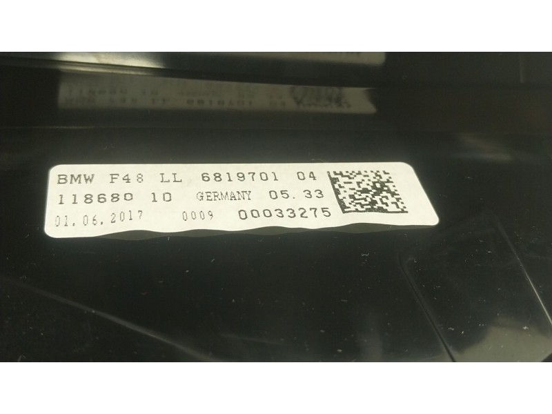 Recambio de cuadro instrumentos para bmw x1 (f48) xdrive 18 d referencia OEM IAM  681970104 