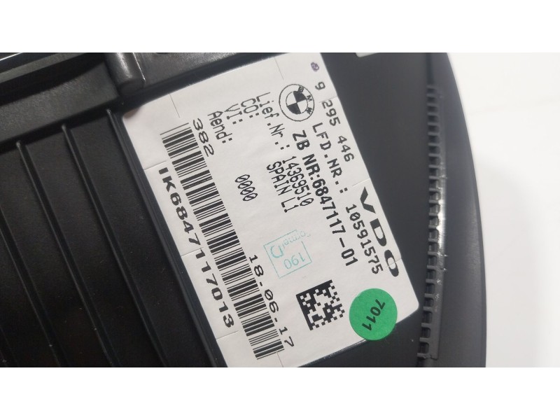 Recambio de cuadro instrumentos para bmw x1 (f48) xdrive 18 d referencia OEM IAM  9295446 