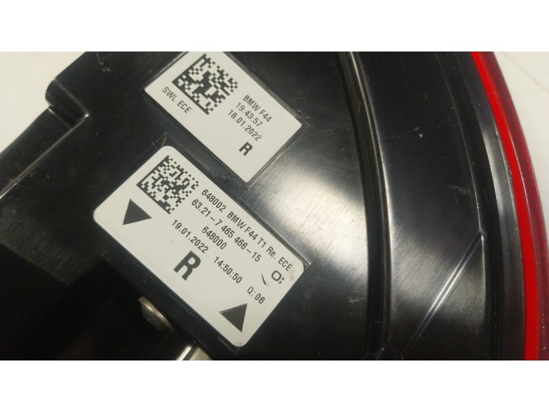 Recambio de piloto trasero derecho para bmw 2 gran coupe (f44) 218 i referencia OEM IAM  63217465466 