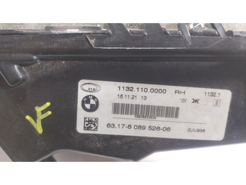 Recambio de faro antiniebla derecho para bmw 2 gran coupe (f44) 218 i referencia OEM IAM  11321100000 