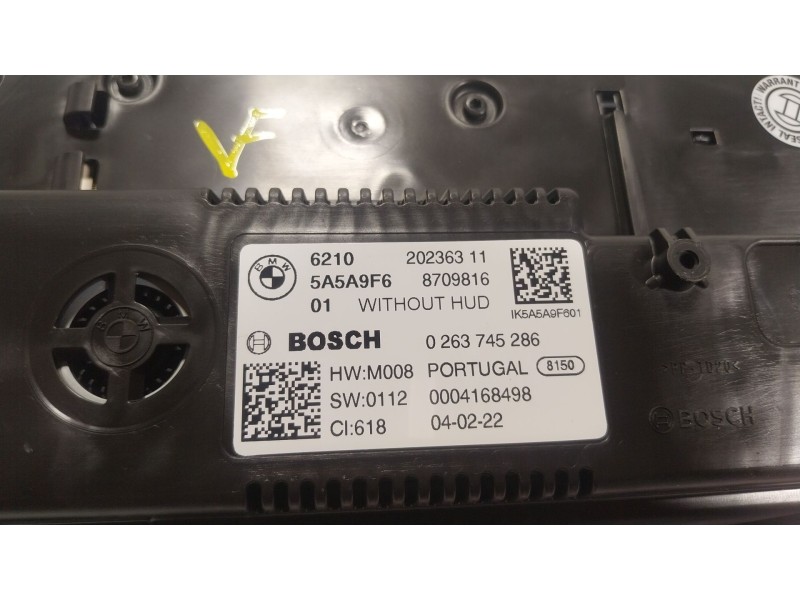 Recambio de cuadro instrumentos para bmw 2 gran coupe (f44) 218 i referencia OEM IAM  62105A5A9F6 