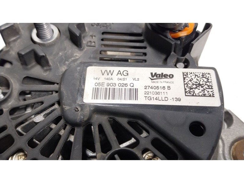 Recambio de alternador para seat arona (kj7, kjp) 1.0 tsi referencia OEM IAM  05E903026Q 