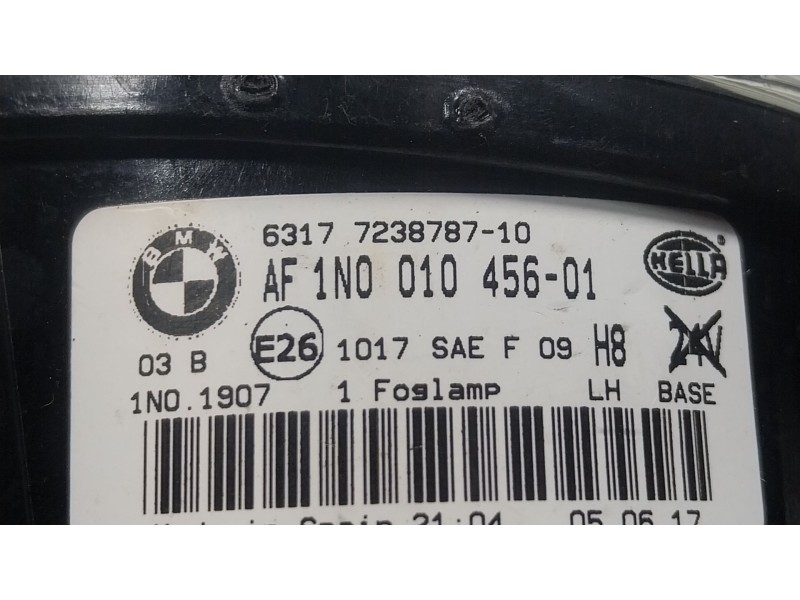Recambio de faro antiniebla izquierdo para bmw x1 (f48) xdrive 20 d referencia OEM IAM  6317723878710 