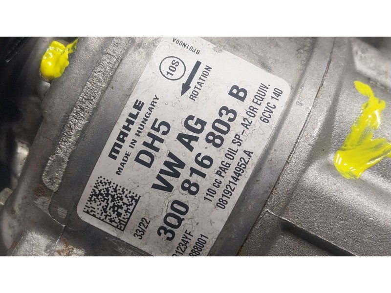 Recambio de compresor aire acondicionado para seat leon sportstourer (kl8) xcellence referencia OEM IAM  3Q0816803B 